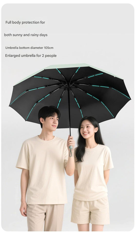 Paraguas Automático Plegable Grande - Protección Dual Sol y Lluvia - Image 15