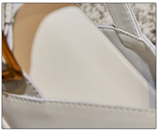 Sandalias Planas de Cuero con Plataforma para Mujer - Image 12