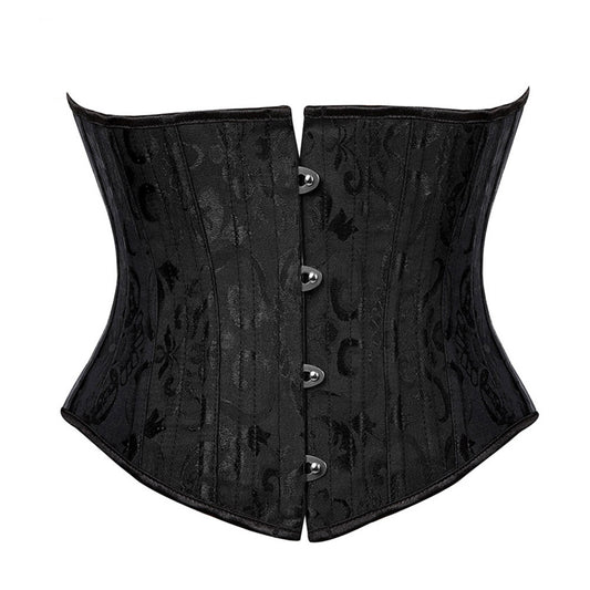 Corsé de Acero Jacquard con Estructura Reforzada