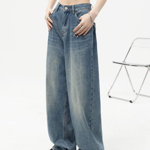 Jeans Rectos de Cintura Alta Holgados para Mujer - Image 2