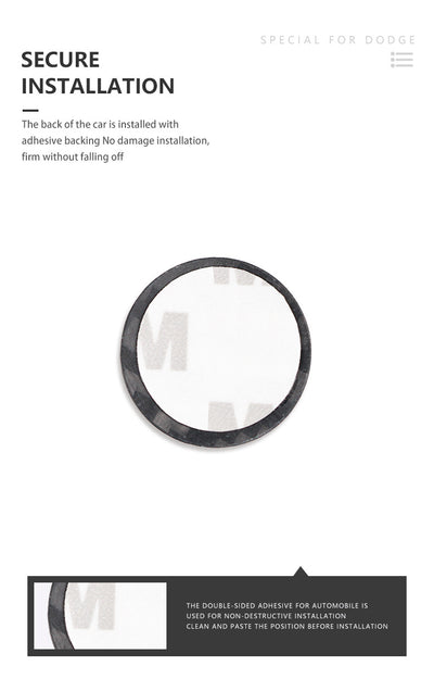 Pegatinas Decorativas de Fibra de Carbono para Encendido Dodge Challenger - Image 22