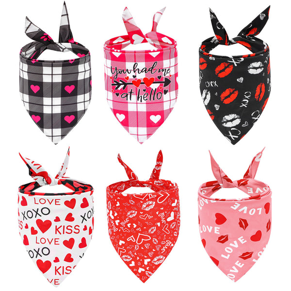 Pañuelo Bandana Día del Amor para Mascotas