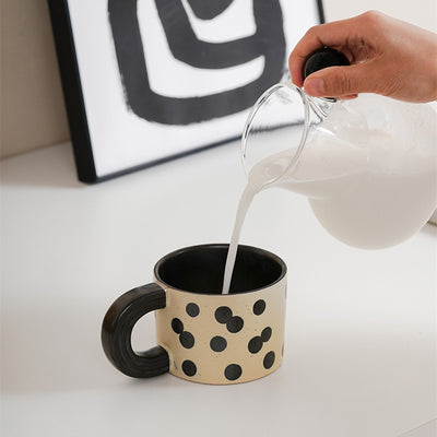 Taza de Cerámica Nórdica con Lunares - Taza de Café Creativa - Image 11