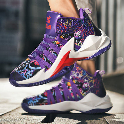 Zapatillas de Baloncesto Blancas Altas para Hombre - Image 3