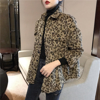 Camisa Suelta Estampado Leopardo - Image 6