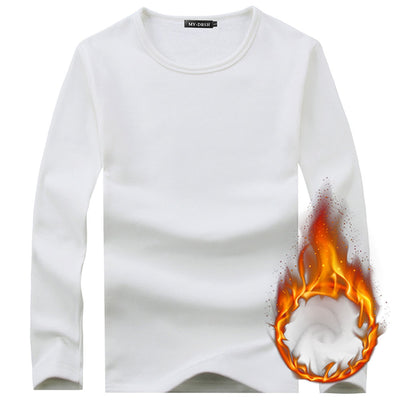 Camiseta Térmica Manga Larga Hombre Invierno - Terciopelo Suave Ajuste Slim Tallas Grandes - Image 10