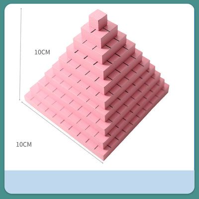Juguete Educativo de Torre de Cubos para Matemáticas Infantiles - Image 3