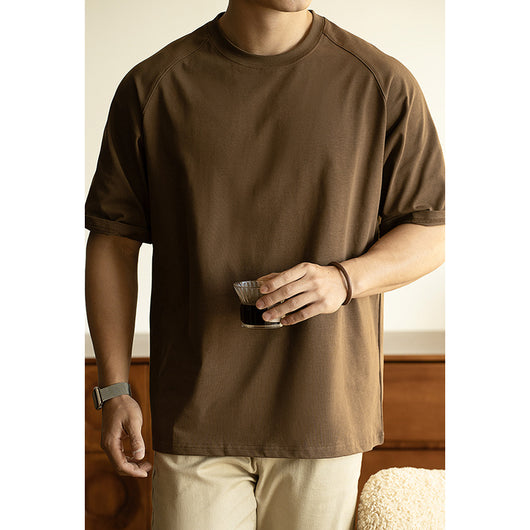 Camiseta Raglan Suelta con Protección Solar y Tecnología Antibacterial para Hombre - Image 3