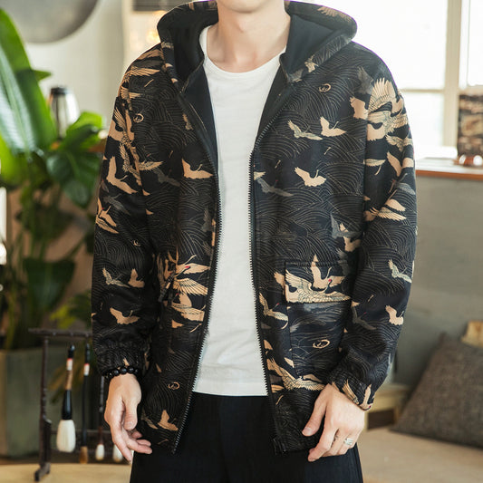 Chaqueta Floral con Capucha - Image 2