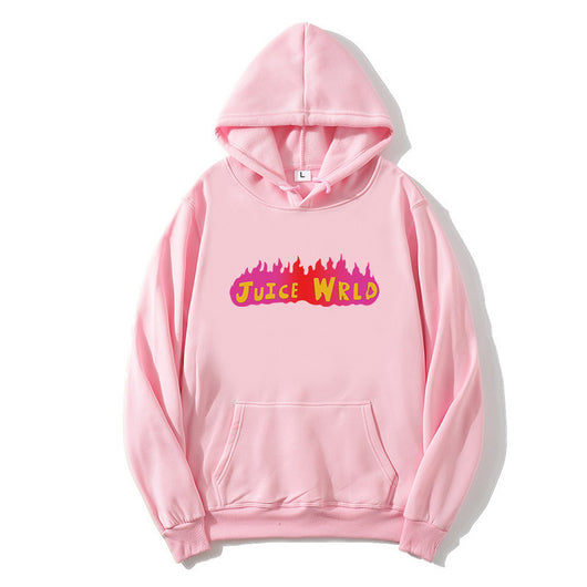 Sudadera con capucha estampado llamas oversize - Image 20