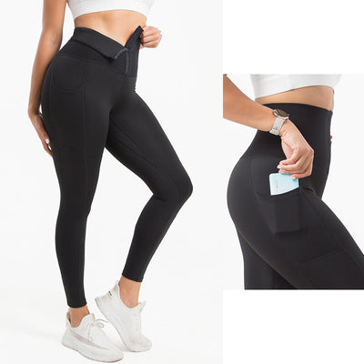 Pantalones Yoga Moldeadores con Bolsillos - Talla Grande Control Abdominal - Image 10