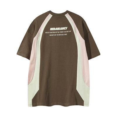 Playera Retro de Patchwork para Hombre - Diseño Casual y Deportivo - Image 11