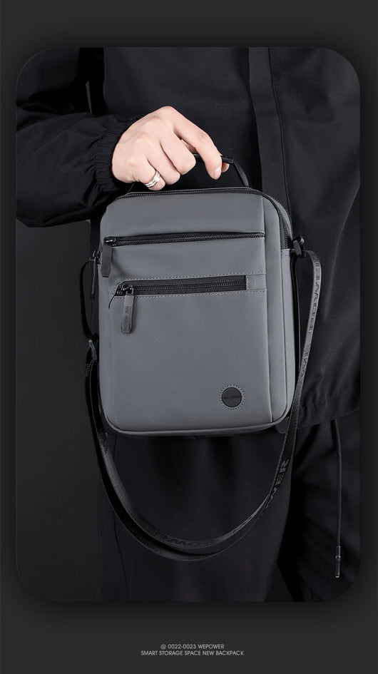 Bolsa Bandolera Impermeable para Hombre - Diseño Casual de Un Solo Hombro - Image 21