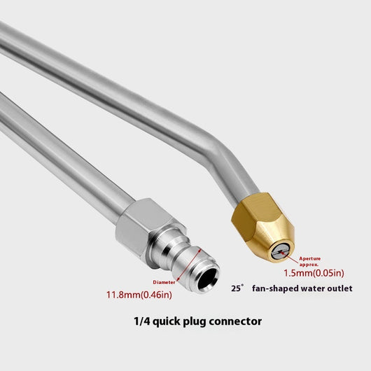 Pistola de Agua de Alta Presión con Boquilla Curva y Conector Rápido - Image 13