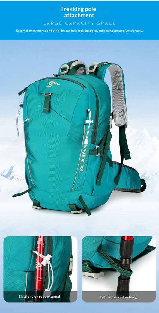 Mochila de Senderismo Impermeable para Hombre con Capacidad Deportiva - Image 19