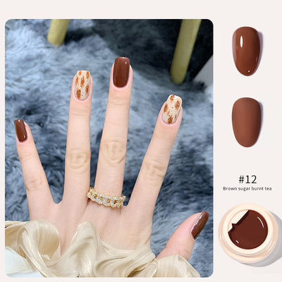 Lata Sólida Color Caramelo Estilo Japonés - Colección Otoño Temprano - Image 14