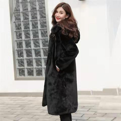 Abrigo de Peluche Sintético Largo Invierno Premium - Image 6