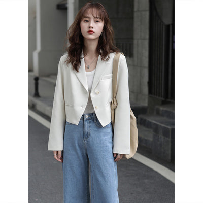 Blazer Corto Casual para Mujer - Estilo Universitario Talla S - Image 20