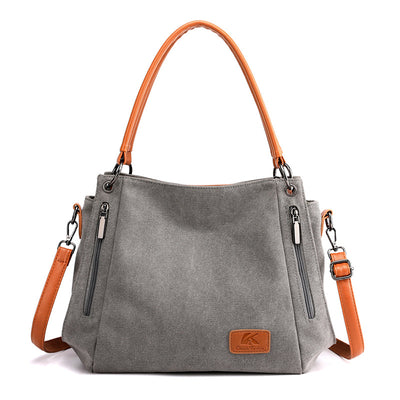 Bolsa de Lona Retro para Mujer - Bolso Grande Estilo Literatura y Arte - Image 9