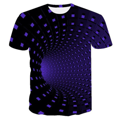 Playera con Estampado 3D Swirl - Image 4