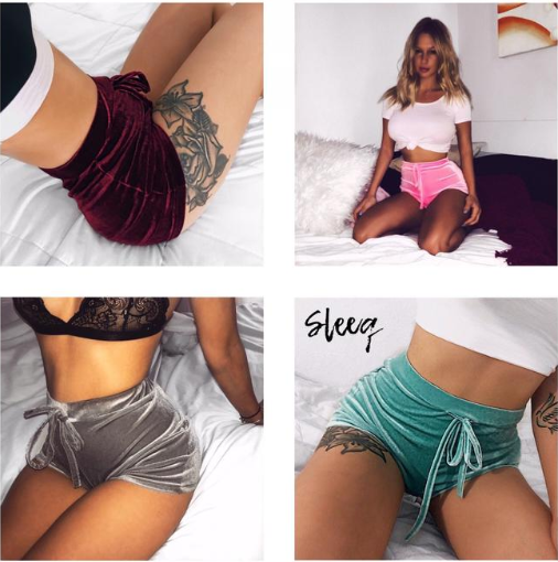 Shorts Velvet Jasmin Realza Glúteos