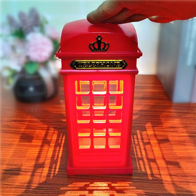 Lámpara de Noche Vintage Estilo Cabina Telefónica - Image 11