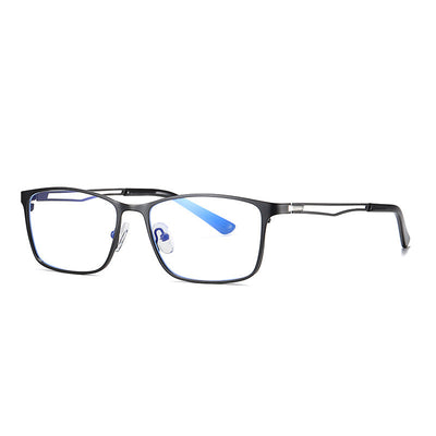 Lentes de Metal Semiarmazón con Filtro Azul para Hombre - Image 3