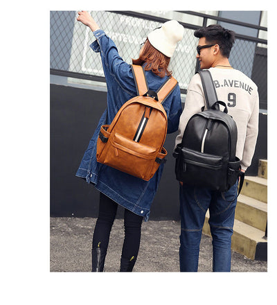 Mochila de Cuero PU Unisex - Diseño Moderno y Resistente - Image 9