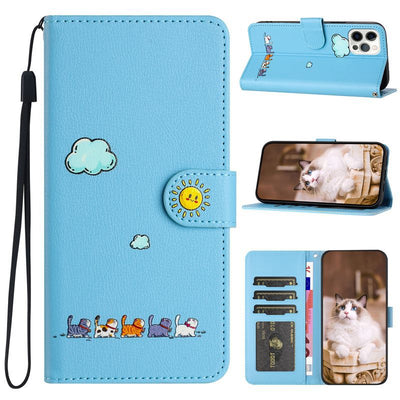 Cartera Flip con Diseño de Caricaturas Pintadas - Image 4