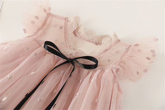 Vestido Infantil de Encaje Elegante para Niñas 3-8 Años - Image 30