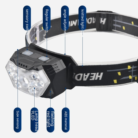 Faro Delantero LED de Inducción para Ciclismo y Actividades Nocturnas - Image 4