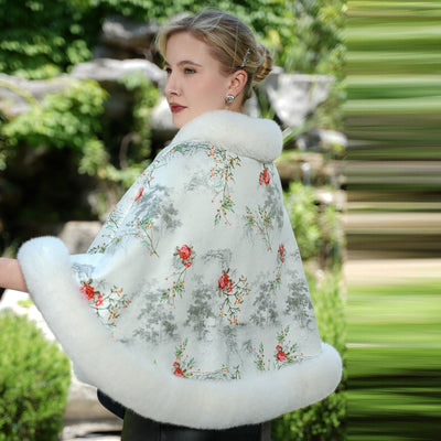 Poncho Tejido Grueso de Color Liso para Otoño e Invierno - Image 20