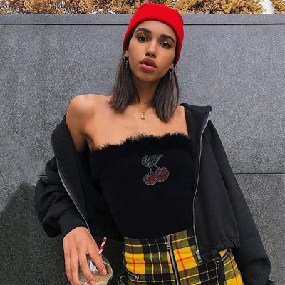 Chaleco Elegante Estilo Euro Americano con Cuello Envolvente y Detalles Perforados
