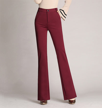 Pantalones de Trabajo Rectos Cintura Alta para Mujer - Image 5