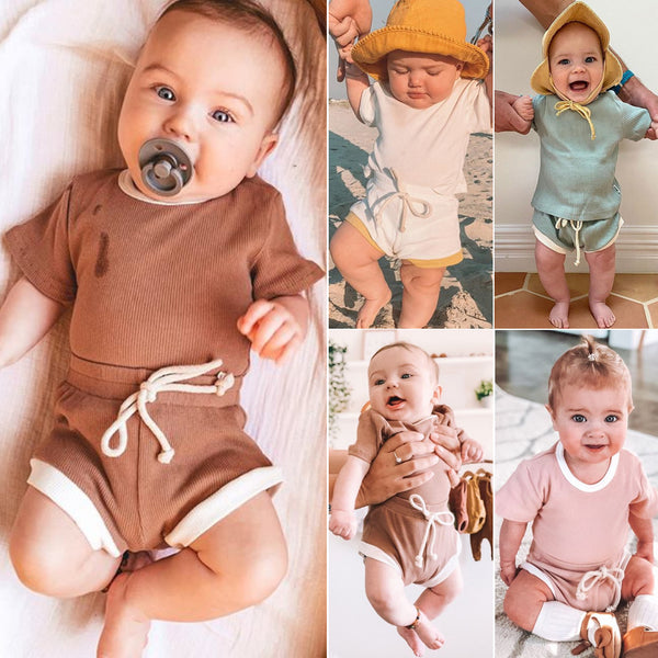 Conjunto de dos piezas para bebés y niños pequeños