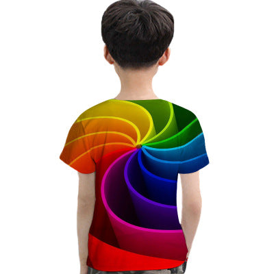 Camiseta Infantil de Manga Corta con Estampado Digital - Image 3