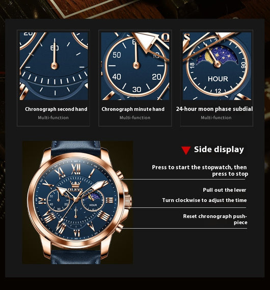 Reloj Deportivo Multifuncional Resistente al Agua para Hombre - Image 18