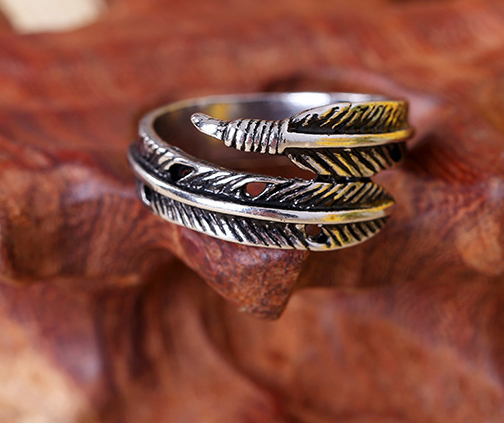 Anillo de Pluma Vintage - Image 3