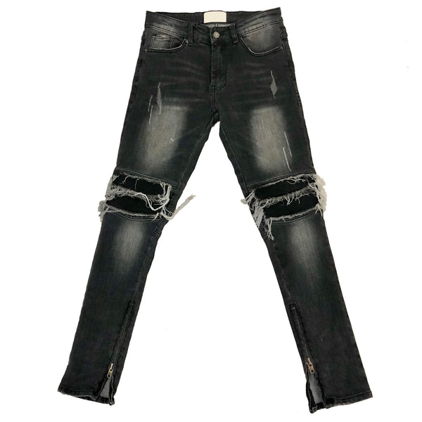 Jeans Negros con Cierre Frontal - Image 5