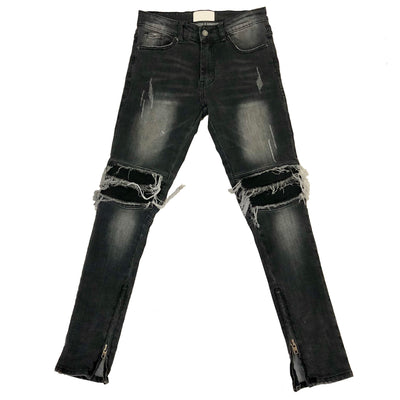 Jeans Negros con Cierre Frontal - Image 5