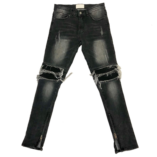 Jeans Negros con Cierre Frontal - Image 5