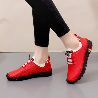 Zapatillas Blancas Casuales con Suela Elástica y Diseño Moderno - Image 8