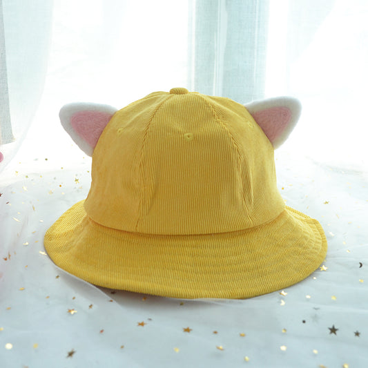 Gorra Bucket de Pana Suave - Estilo Sweet Girl Casual
