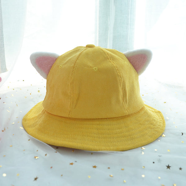 Gorra Bucket de Pana Suave - Estilo Sweet Girl Casual