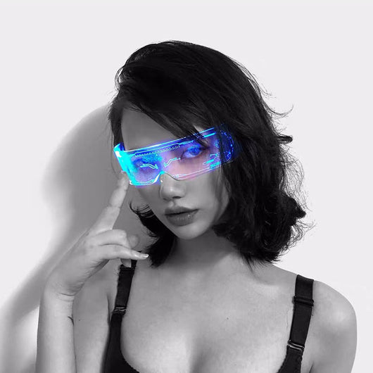 Gafas LED Luminosas con Efecto Tecnológico Futurista - Image 12