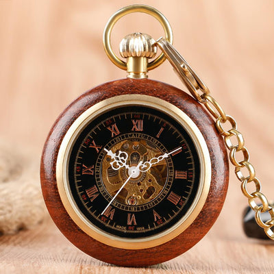 Reloj de Bolsillo Caoba Clásico - Image 3