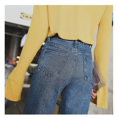 Jeans Rectos Otoño Mujer - Estilo Moderno y Versátil - Image 4