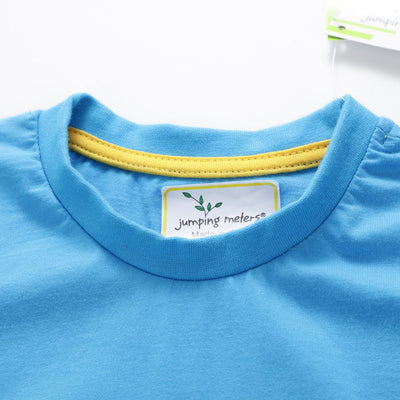 Playera de Algodón con Contraste para Niños y Niñas - Fresca y Cómoda para Verano - Image 5