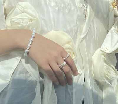 Pulsera de Perlas Checa con Diamantes Shijia - Image 9