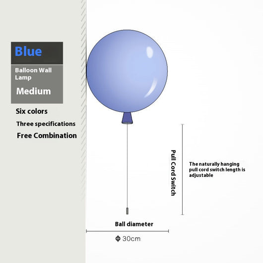 Lámpara de Pared con Patrón de Globos Coloridos - Image 19